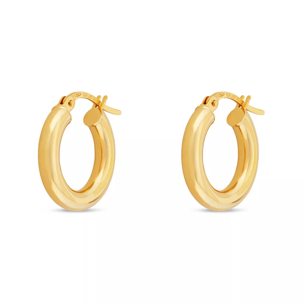 Collection N° 9 - Ohrringe, Boucles 9 carats, One Size, Gelbgold