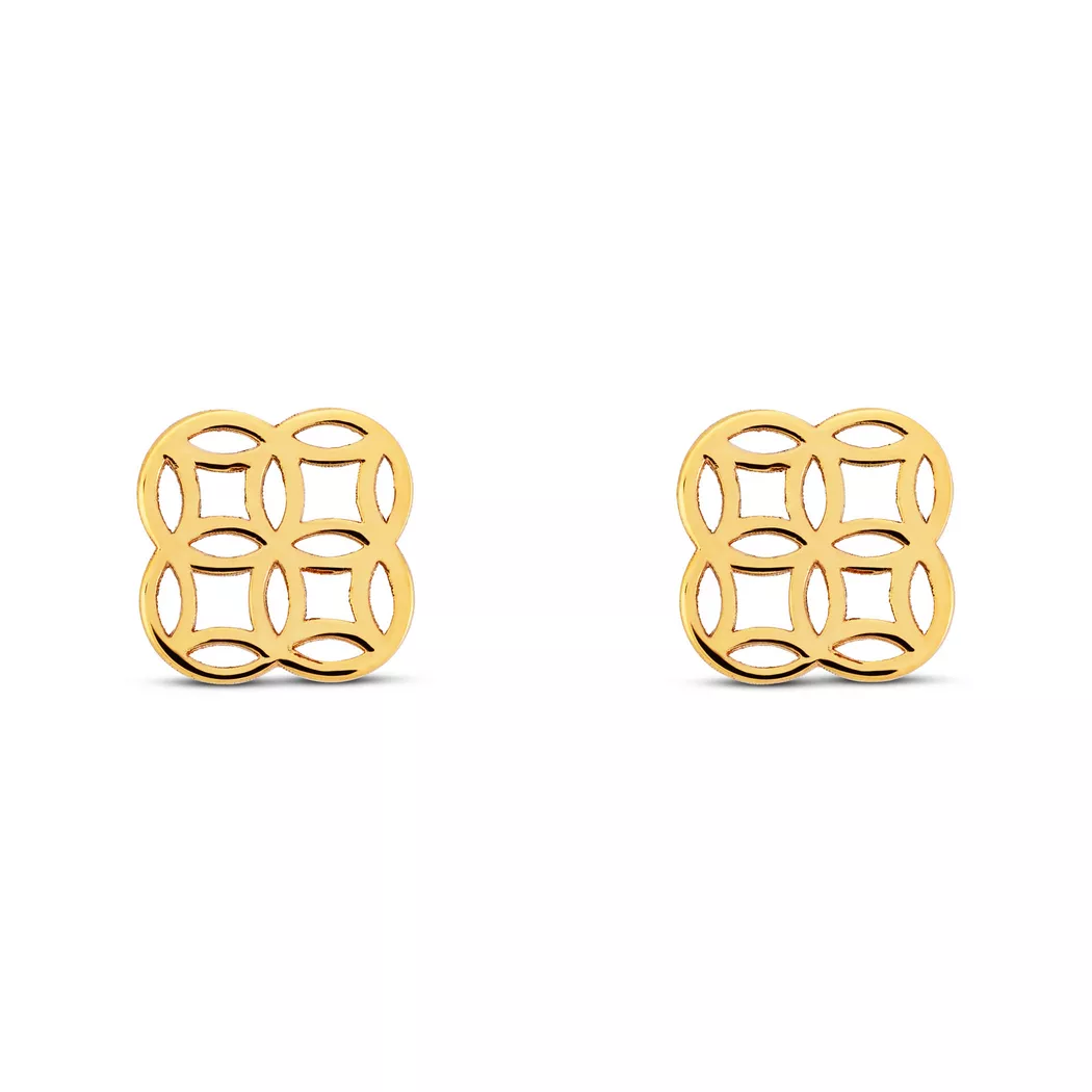 Collection N° 9 - Ohrringe, Boucles 9 carats, One Size, Gelbgold