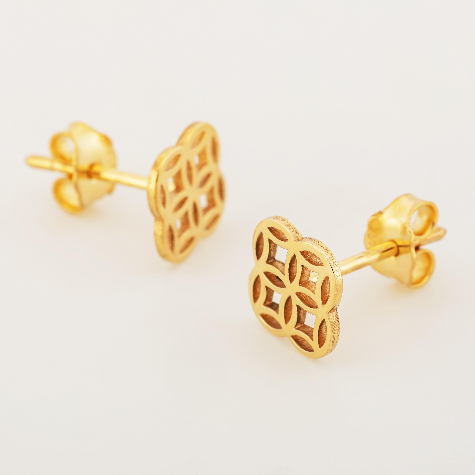 Collection N° 9 Boucles 9 carats Orecchini 