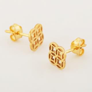 Collection N° 9 Boucles 9 carats Orecchini 