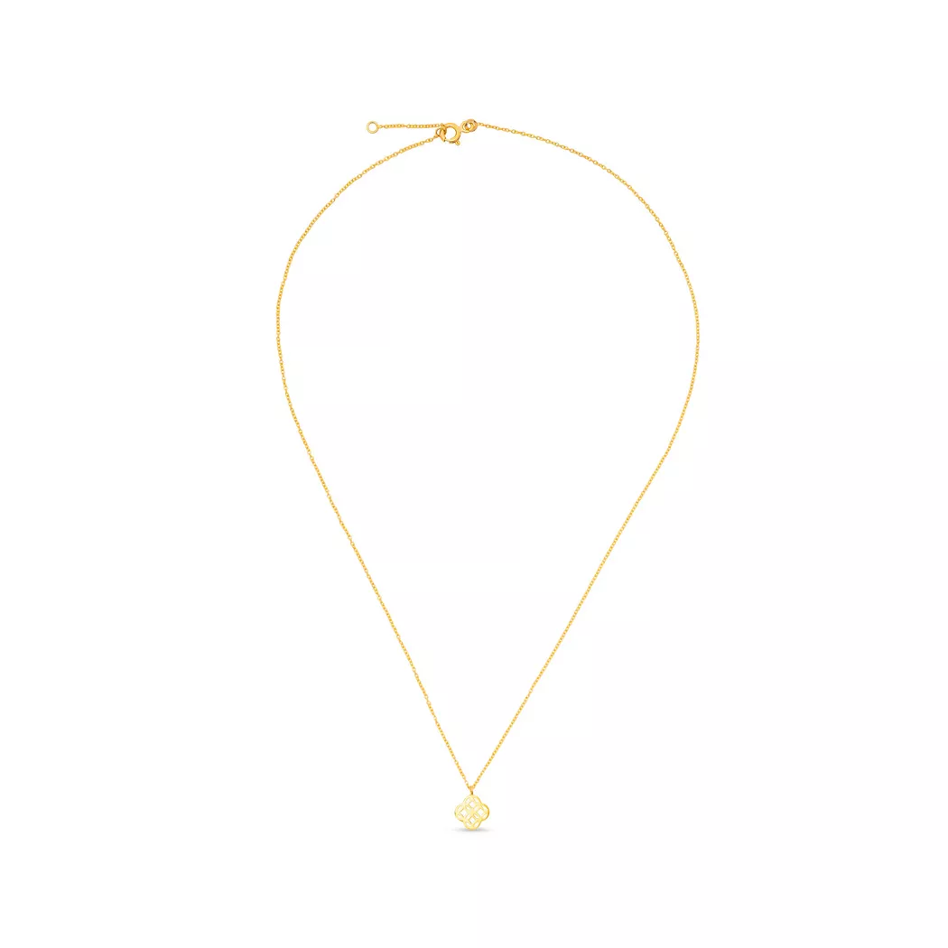 Collection N° 9 - Halskette, Collier 9 carats, 42cm, Gelbgold