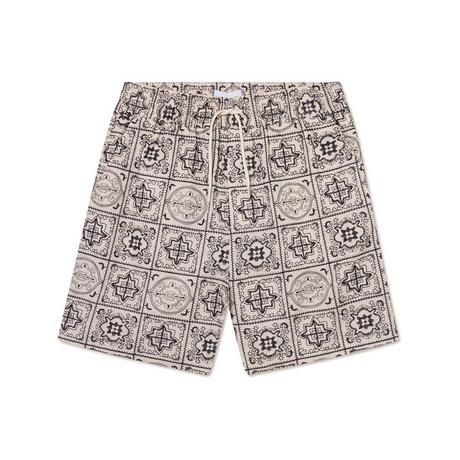LES DEUX Shorts mit geometrischem Muster und Stickerei  
