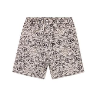 LES DEUX Shorts mit geometrischem Muster und Stickerei  