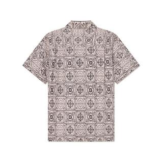 LES DEUX Larry AOE Tile Kurzarmhemd  