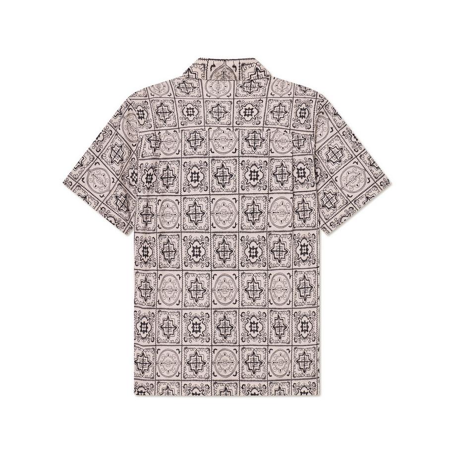 LES DEUX Larry AOE Tile Camicia Maniche Corte  