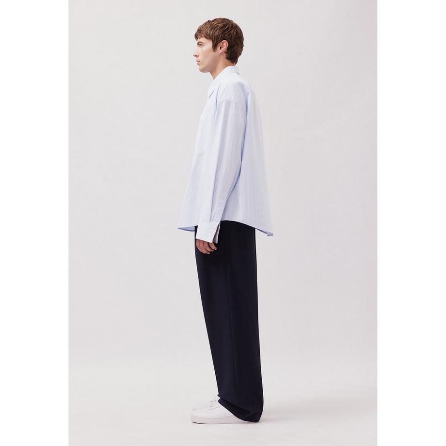 Seidensticker STUDIO Gender Neutral Cropped Camicia Oversized Maniche Lunghe  