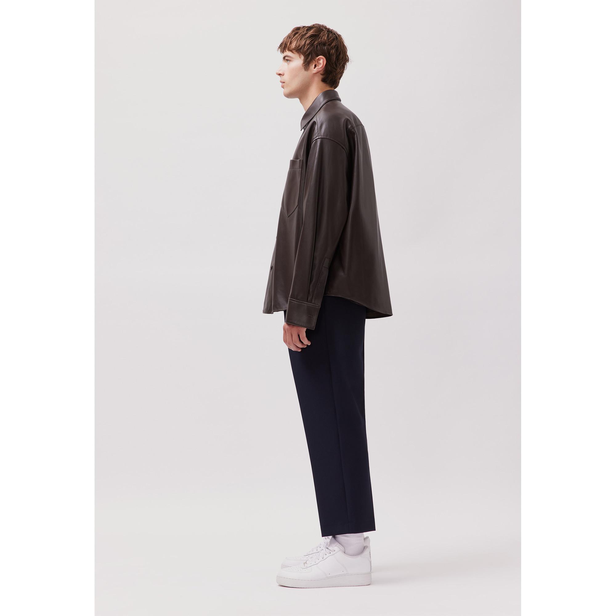 Seidensticker STUDIO Gender Neutral Cropped Veste en Cuir  