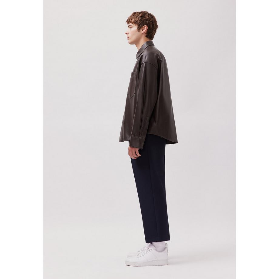 Seidensticker STUDIO Gender Neutral Cropped Veste en Cuir  