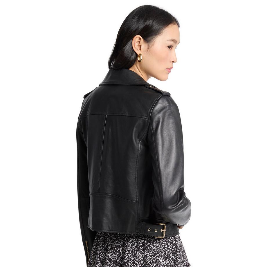 MICHAEL KORS Veste en cuir d'agneau Nappa  
