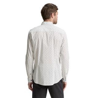 TOM TAILOR Camicia a Maniche Lunghe Slim Fit Fantasia  