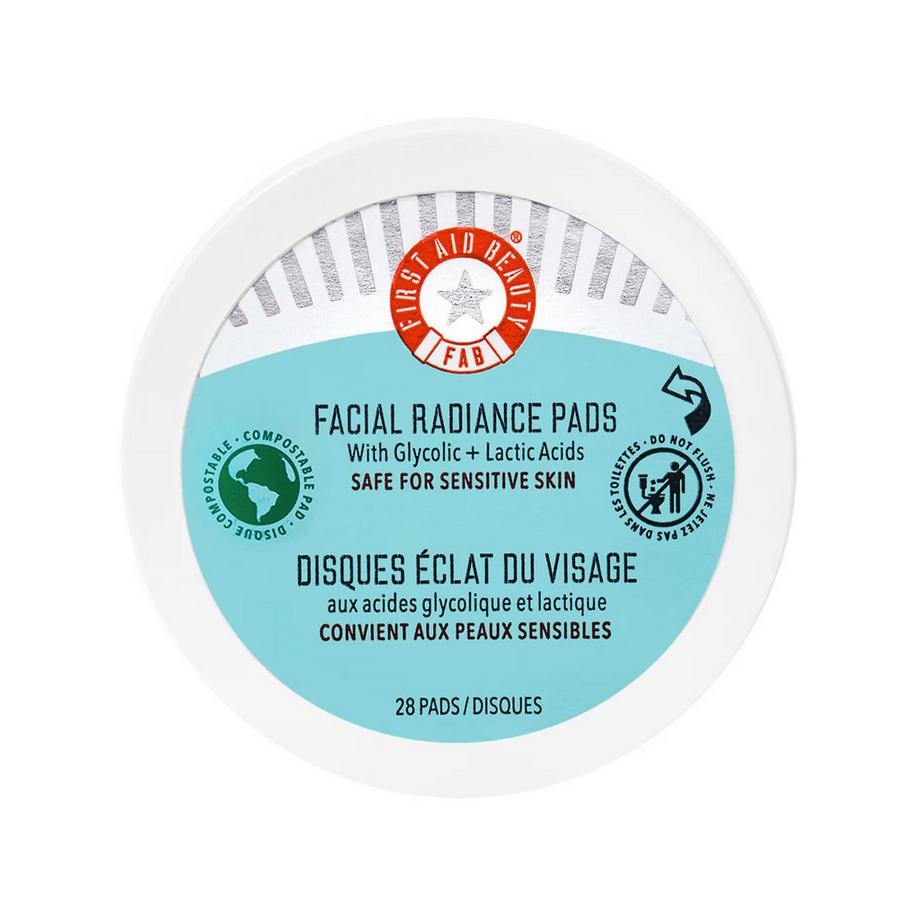 Facial Radiance Pads - Disques éclat du visage aux Acides Glycolique + Lactique