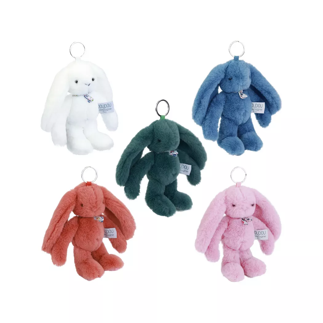 Histoire d'Ours - Hase Fleurette Schlüsselanhänger, Zufallsauswahl, 18cm, Multicolor