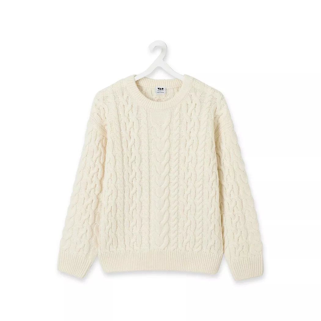 Tape à l'oeil - Pullover, 4A, Ecru