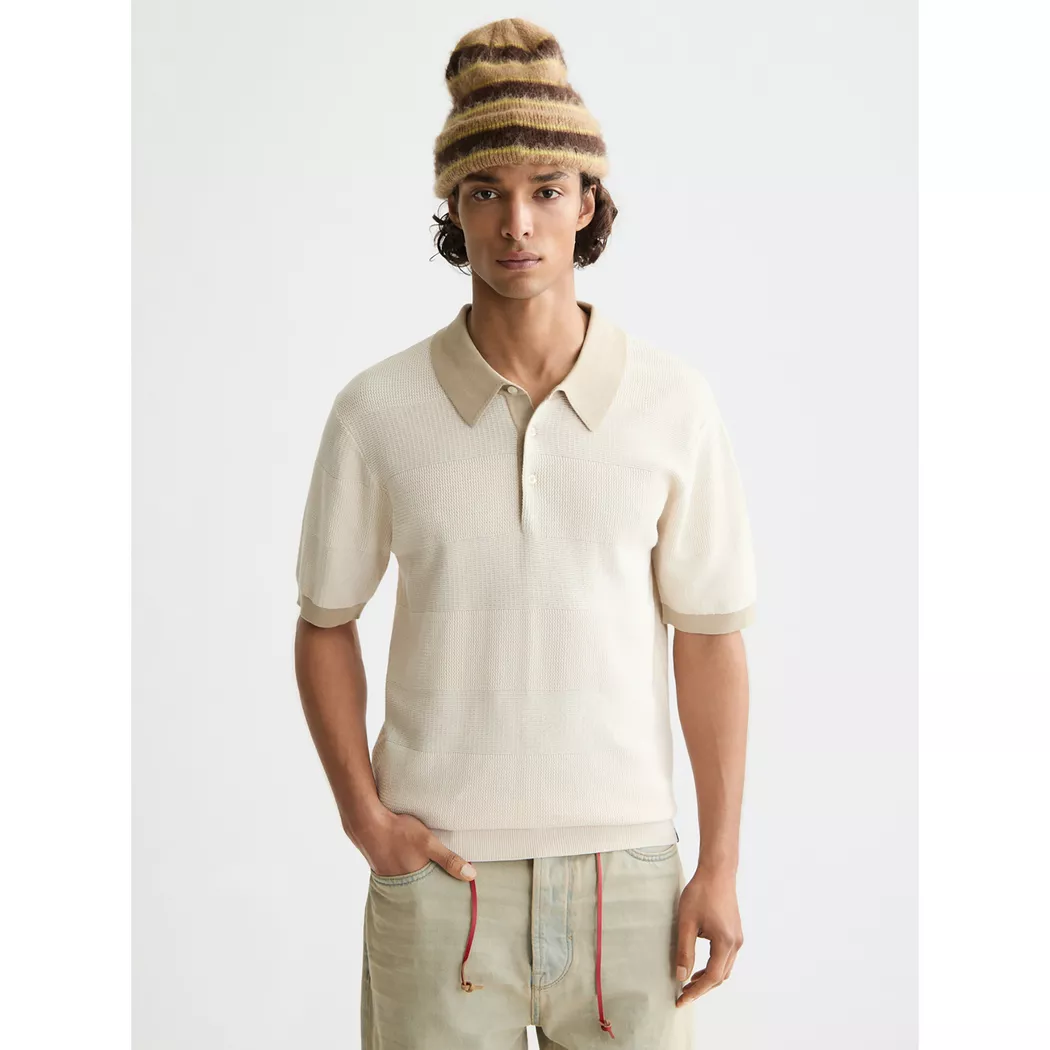 Scotch & Soda - Polo Shirt, für Herren, Offwhite, Größe L
