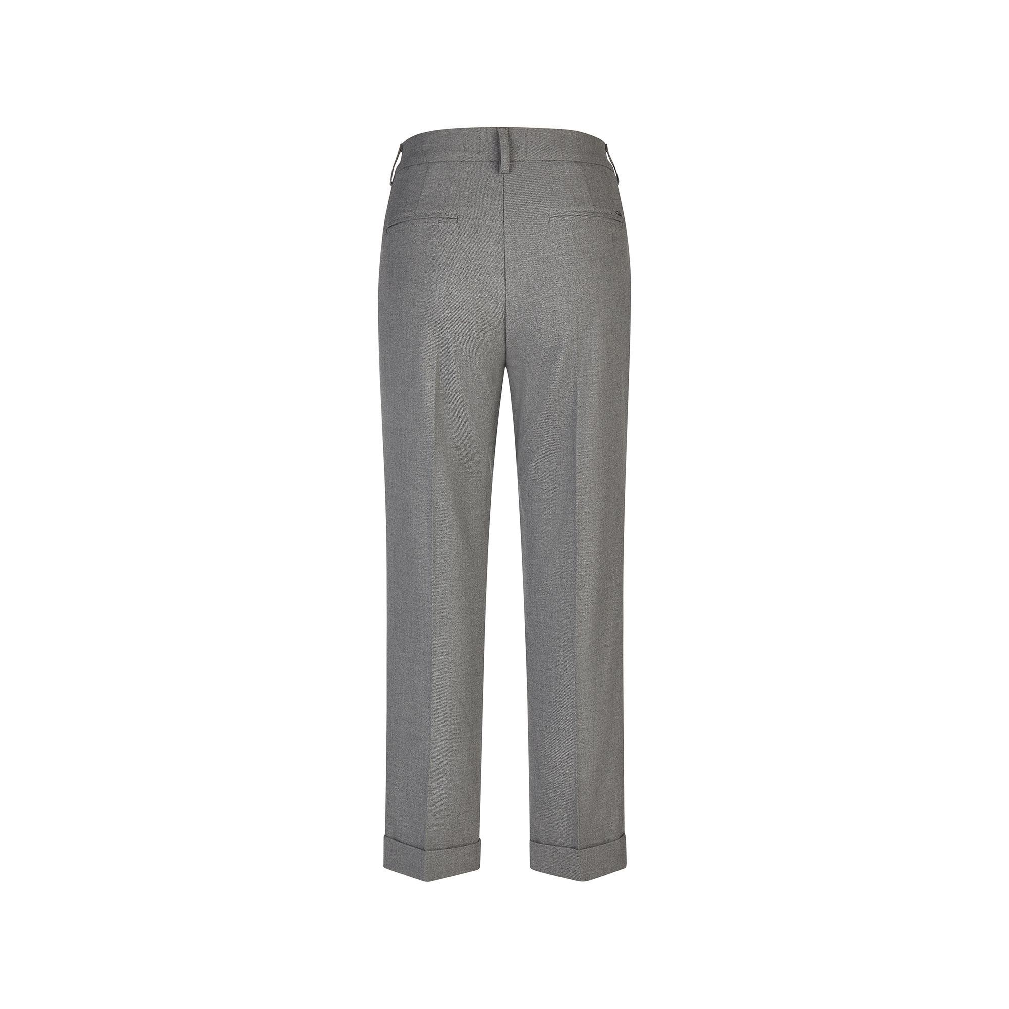 ANNA MONTANA Rose Pantalon en Tissu Coupe Droite  