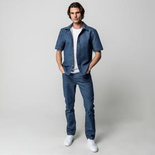 Manor Man Slim Fit Five Pocket Jeans  