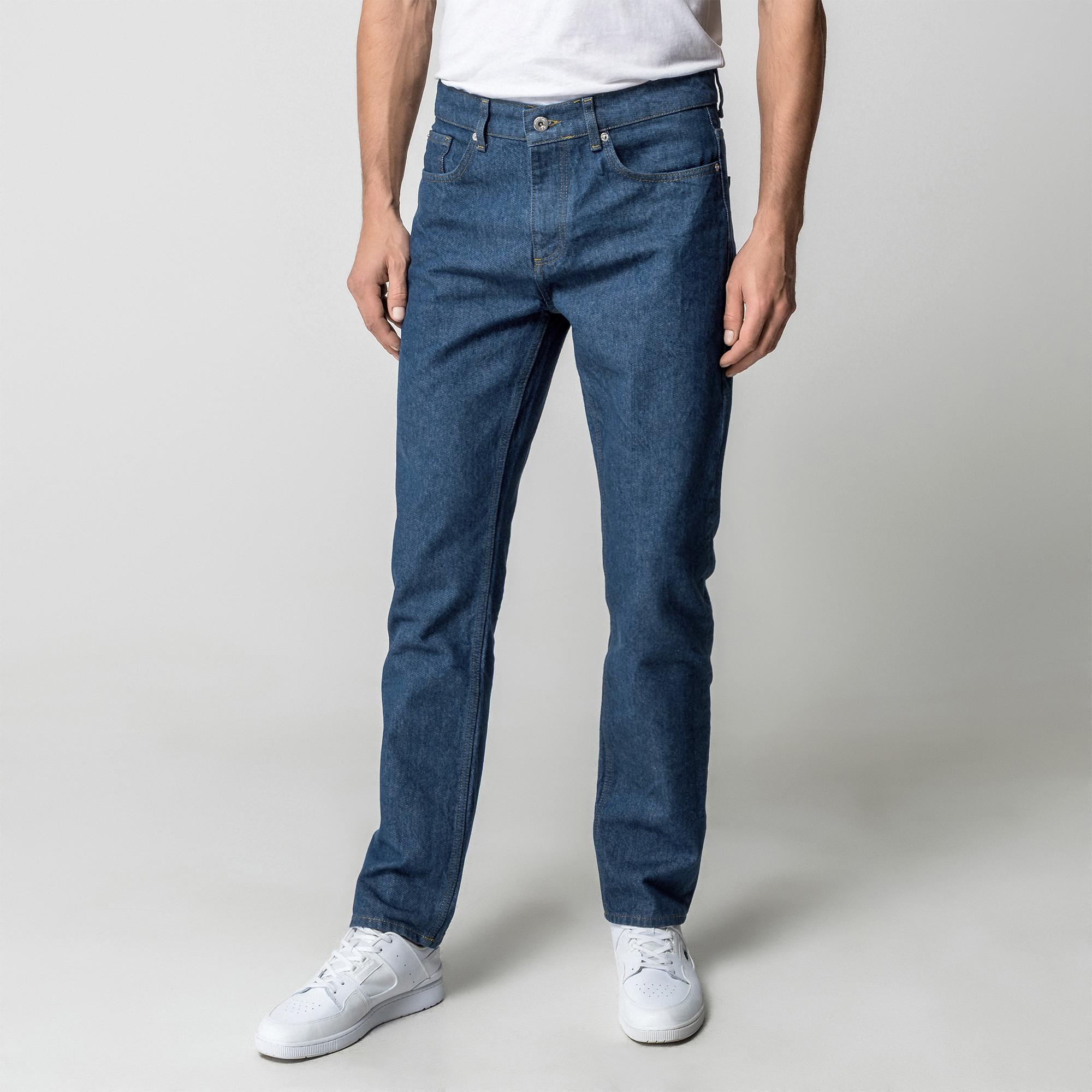 Manor Man Slim Fit Five Pocket Jeans  