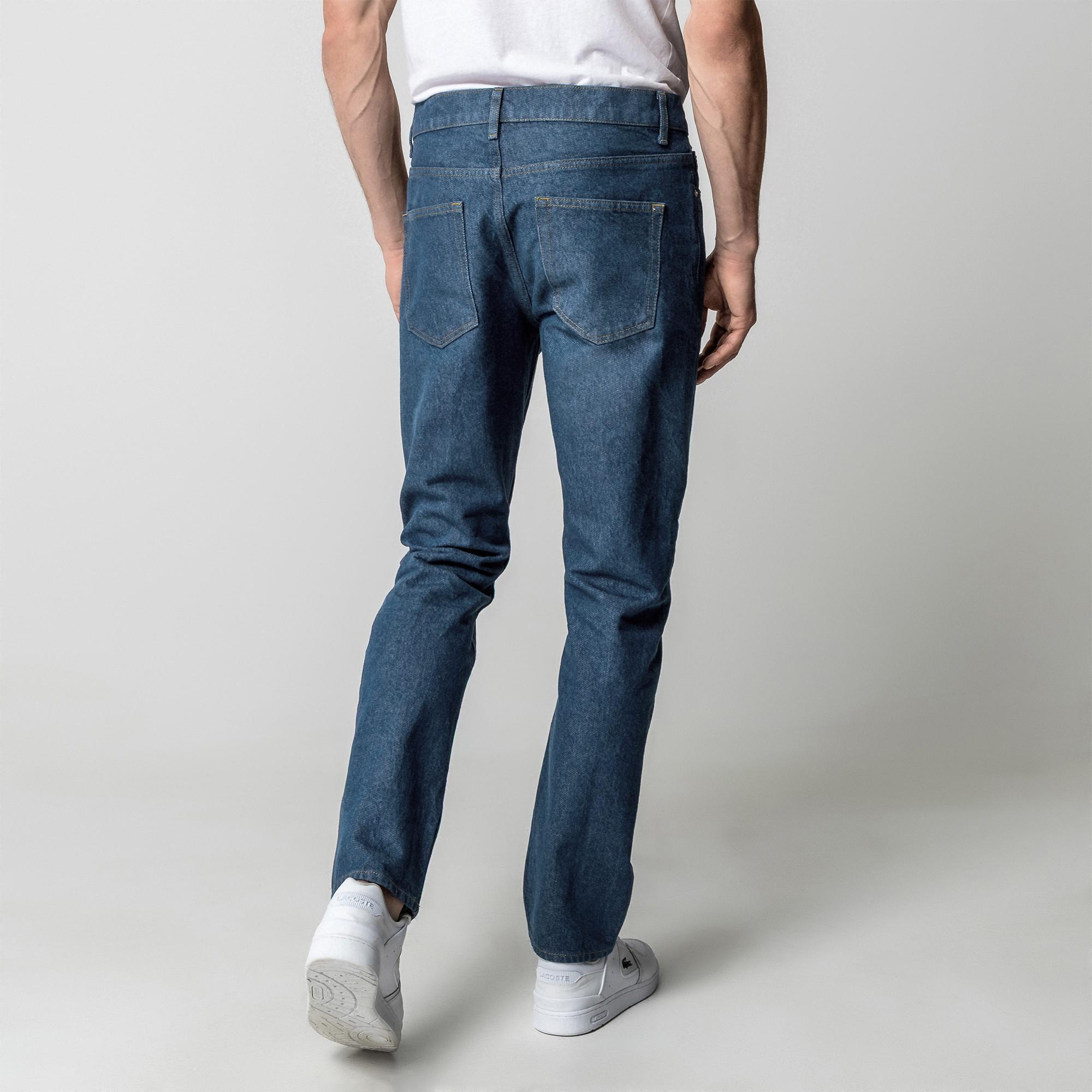 Manor Man Slim Fit Five Pocket Jeans  