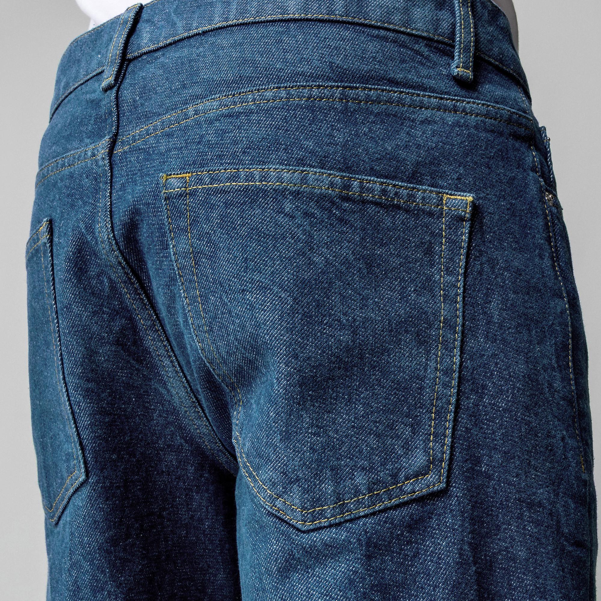 Manor Man Slim Fit Five Pocket Jeans  