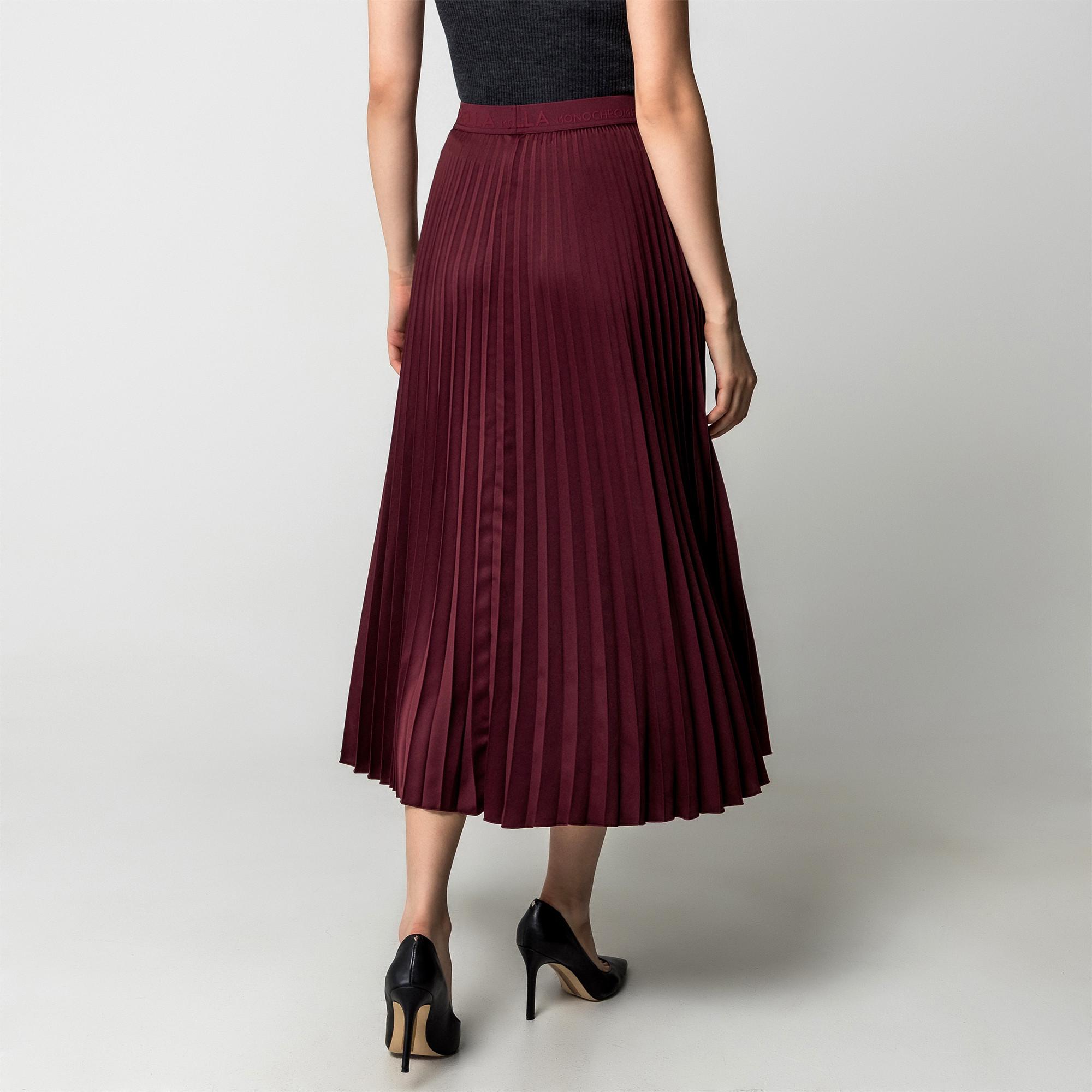 Marella Pontiac Falten Midirock  