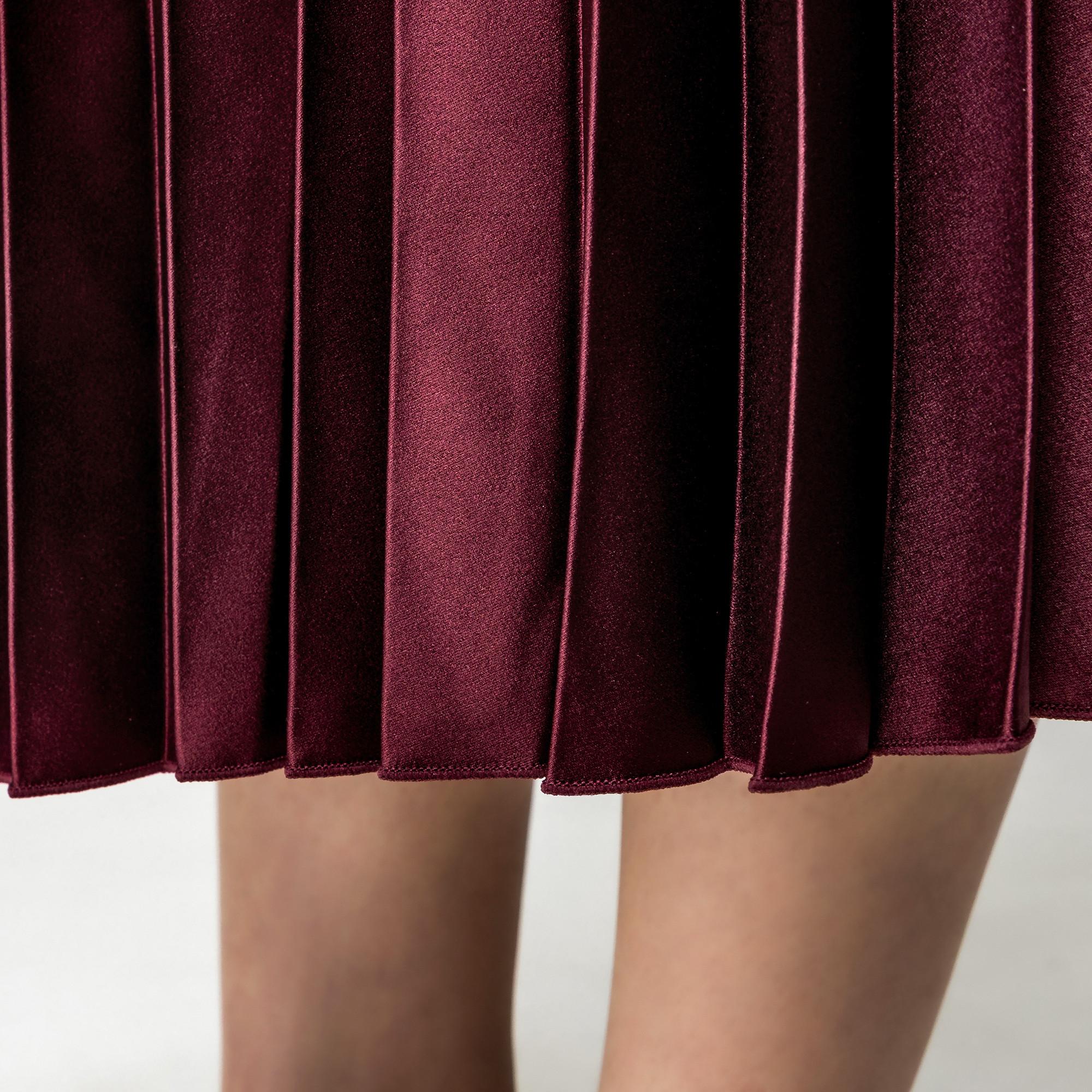 Marella Pontiac Falten Midirock  