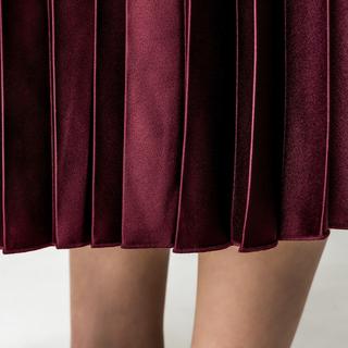 Marella Pontiac Falten Midirock  