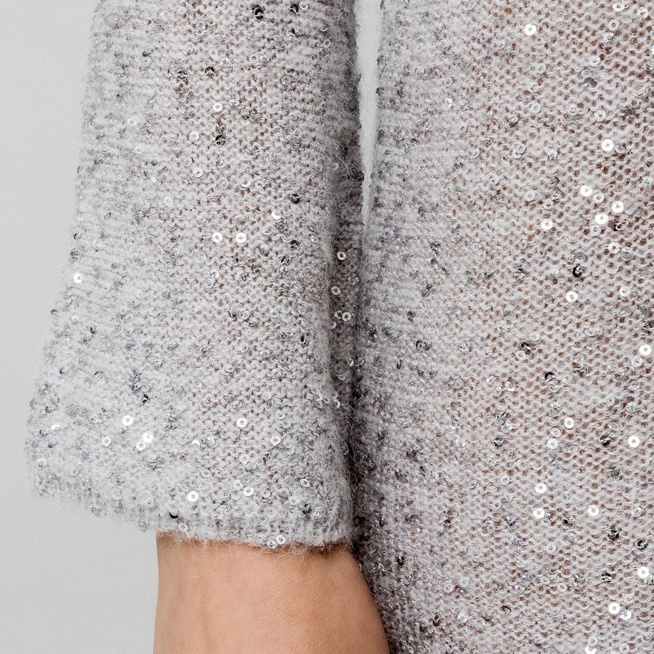 Marella Arles Vestito Mini Maniche Lunghe Paillettes  