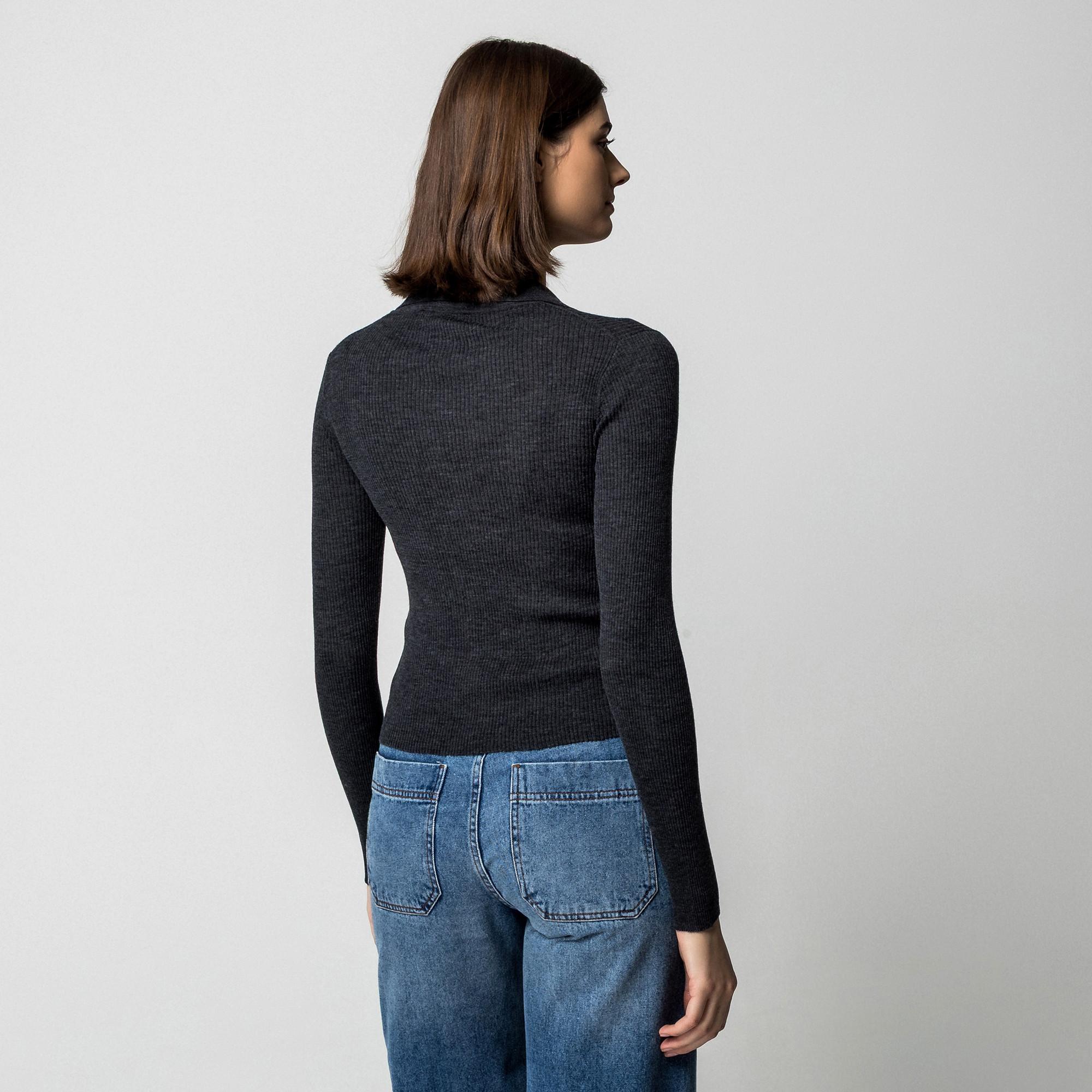 Marella Nias Maglione a Coste con Bottoni  