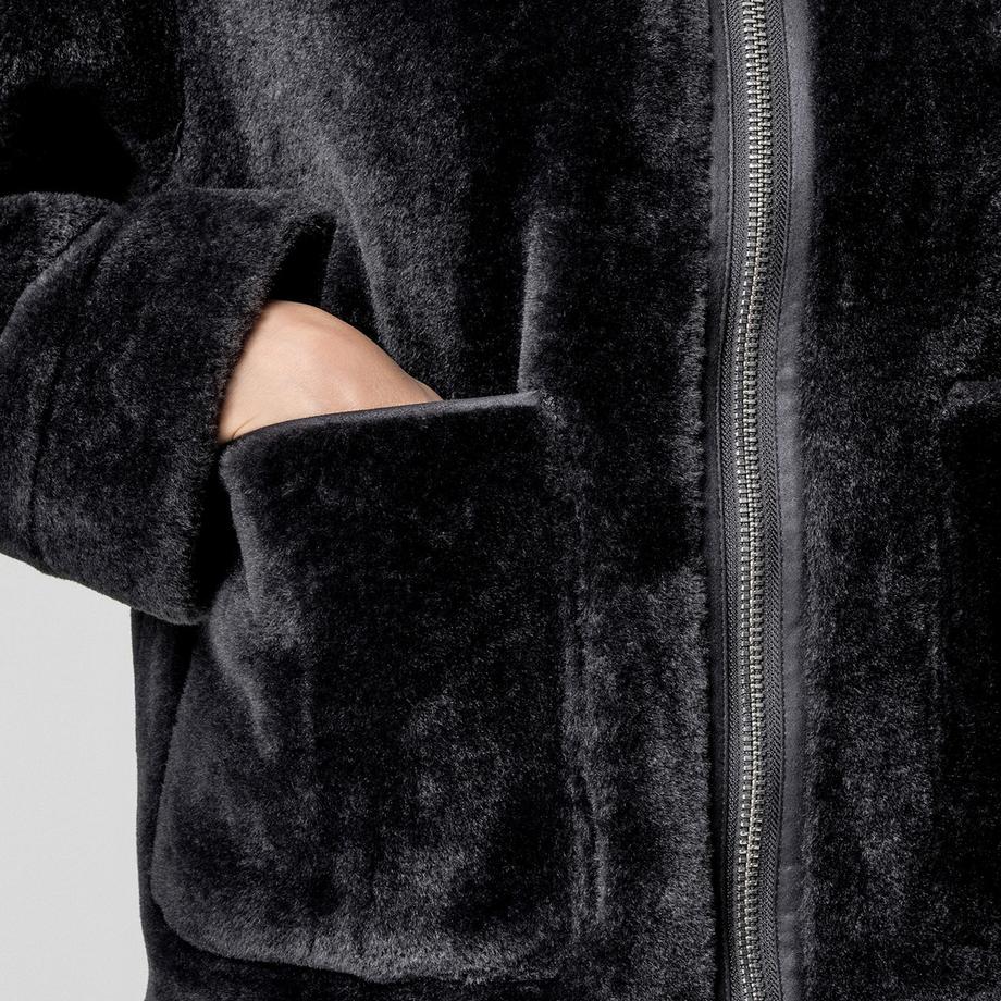 Marella FRESA Giacca Reversibile in Ecopelliccia  