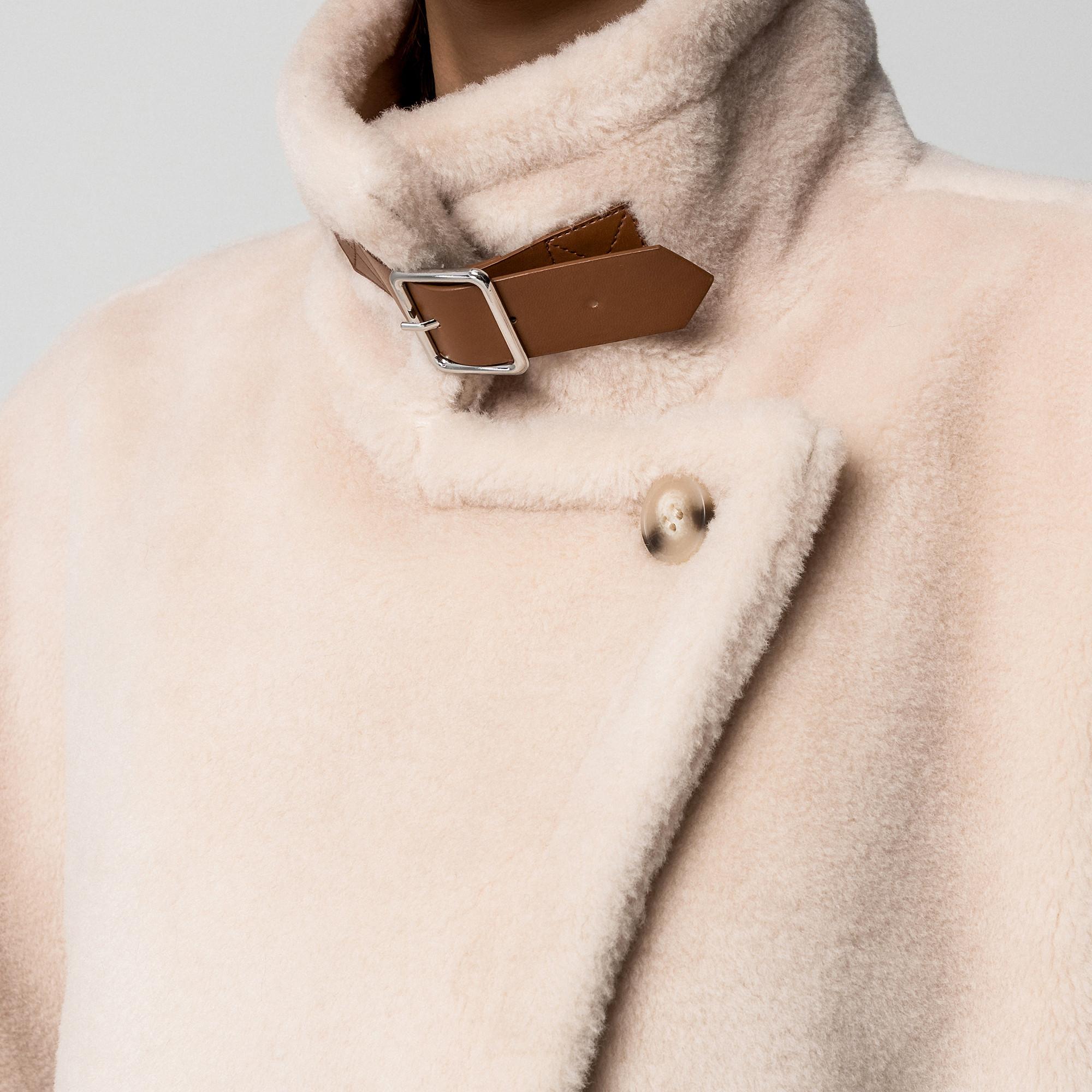 Marella Gesso Veste Poncho Col Boucle  