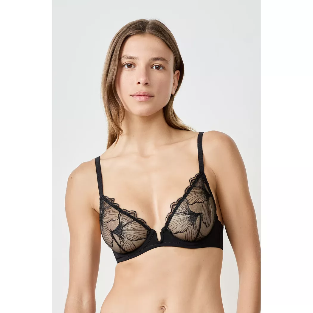 Etam - Bh, für Damen, Schwarz, Größe 80D
