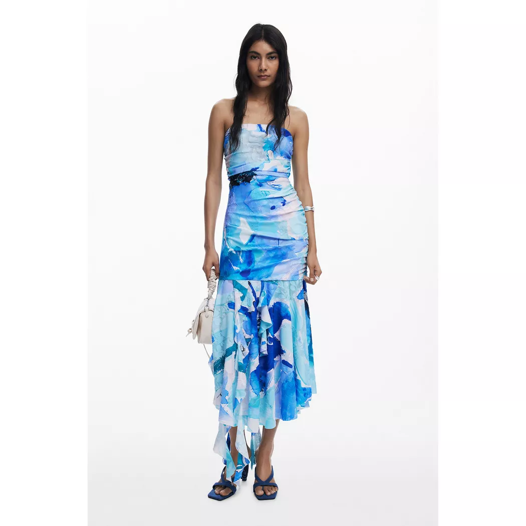 Desigual - Kleid, für Damen, Blau, Größe XS