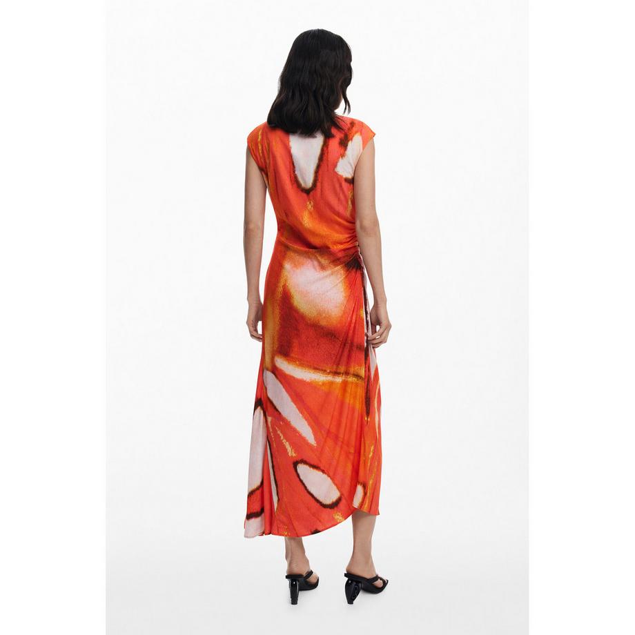 Desigual Vestito Lungo Senza Maniche Motivo Etnico  