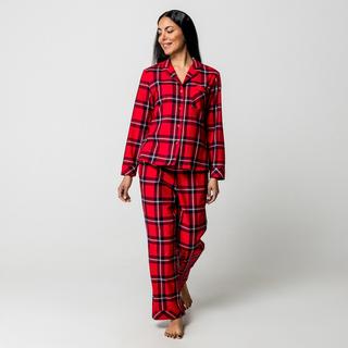 Manor Woman Pantalon de pyjama en flanelle à carreaux  