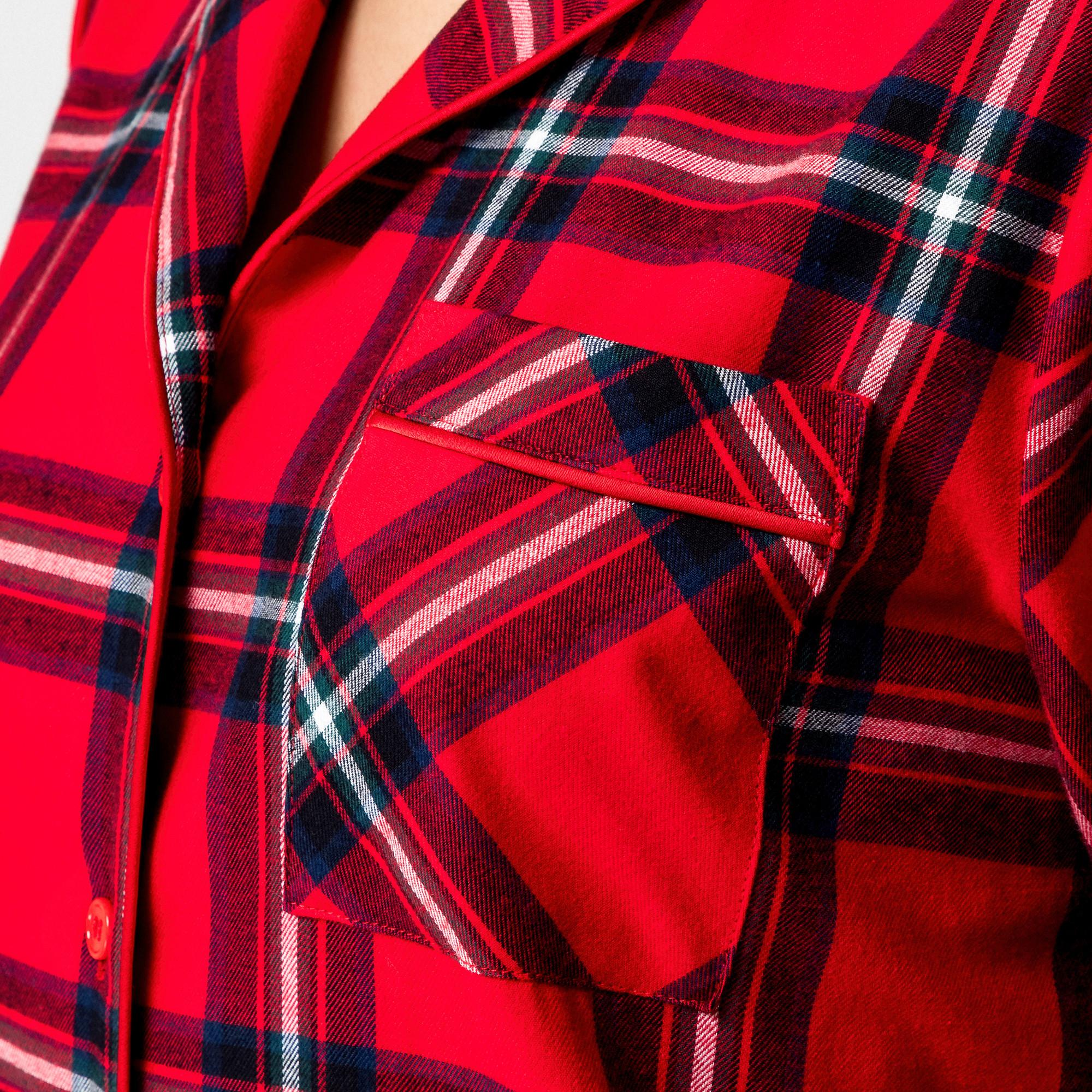 Manor Woman Kariertes Flanell Nachthemd  