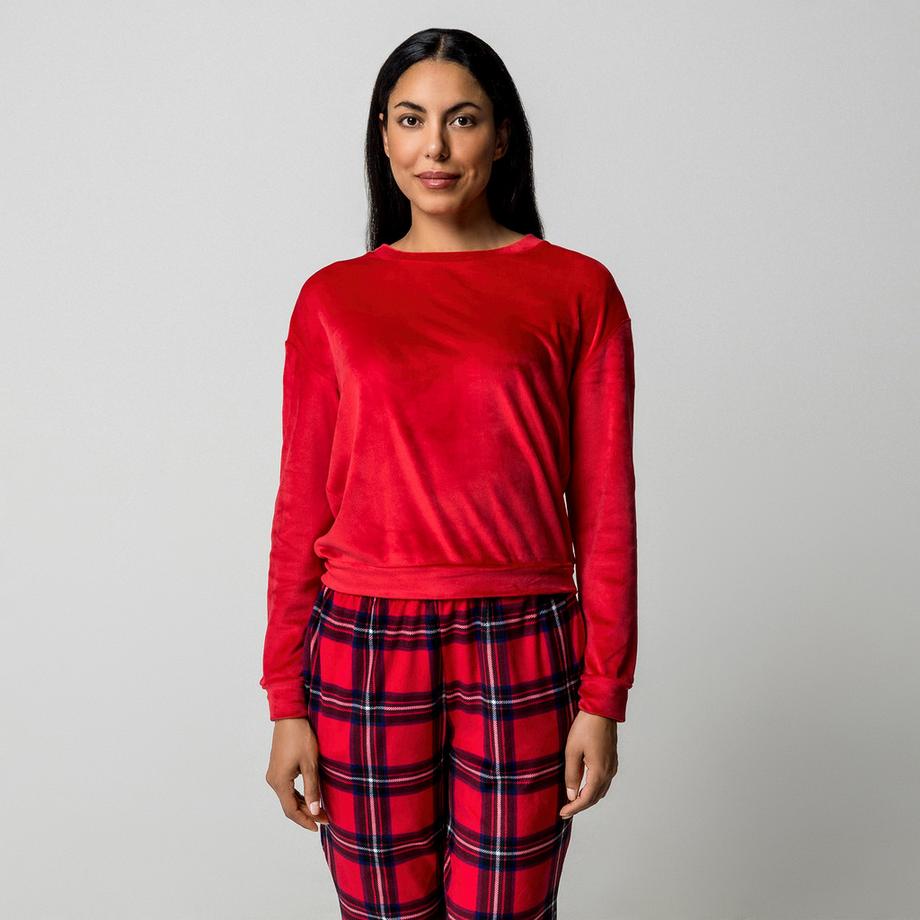 Manor Woman Ensemble Pyjama Velours  