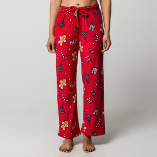 Manor Woman Weihnachtsmotiv Samt Pyjama-Set  