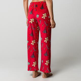 Manor Woman Weihnachtsmotiv Samt Pyjama-Set  