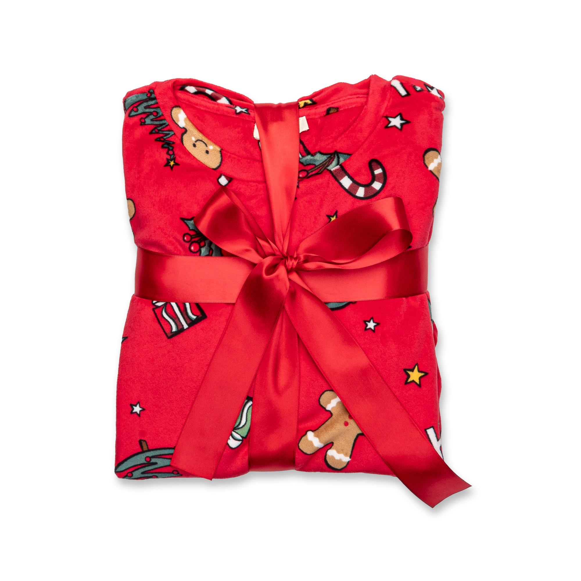 Manor Woman Weihnachtsmotiv Samt Pyjama-Set  