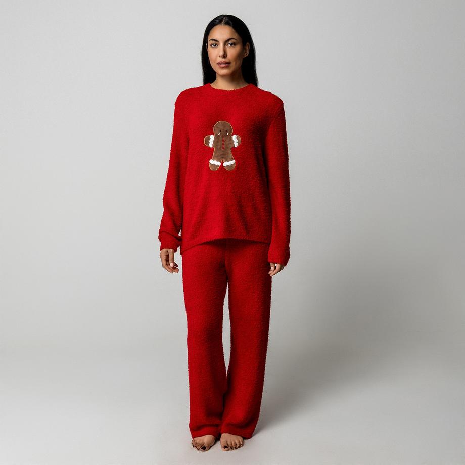 Manor Woman Ensemble Pyjama Bonhomme en Pain d'Épices  