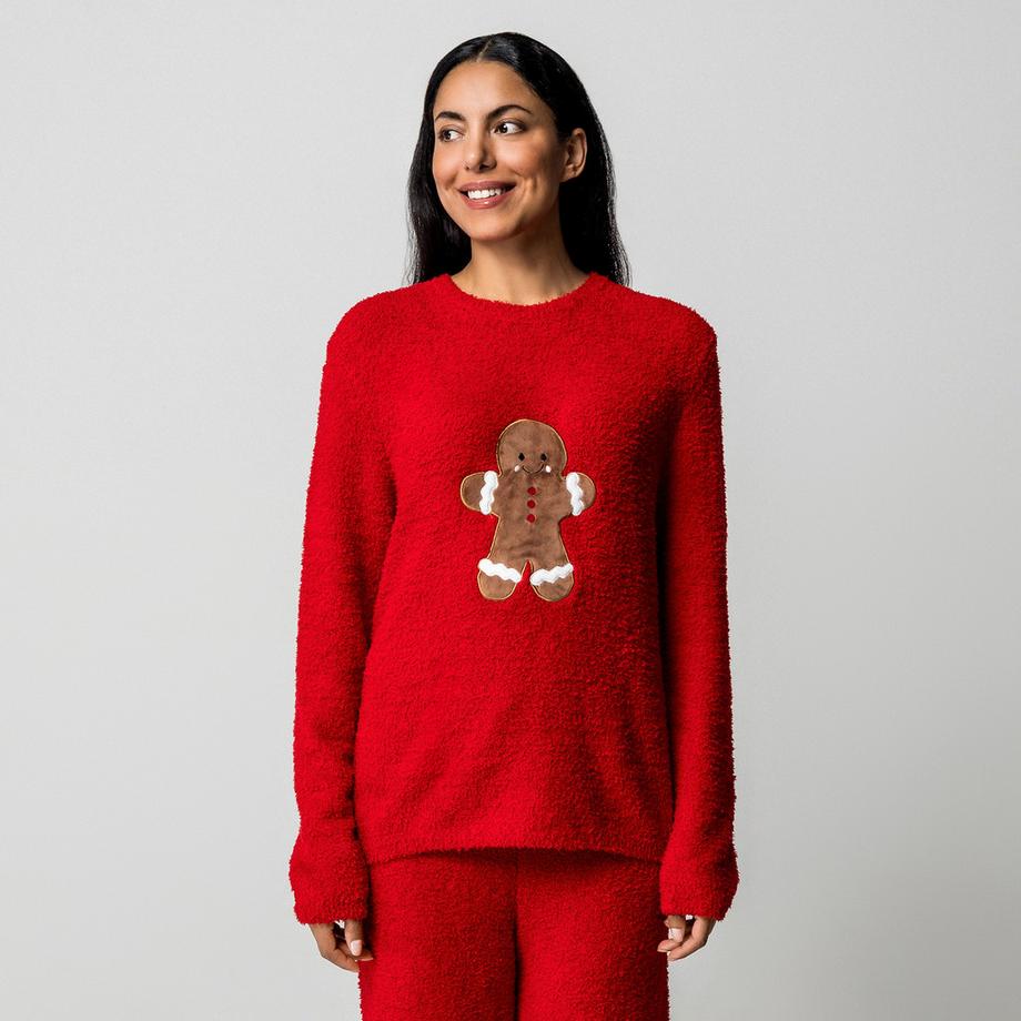 Manor Woman Ensemble Pyjama Bonhomme en Pain d'Épices  