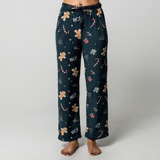 Manor Woman Ensemble de pyjama en velours motif Noël  