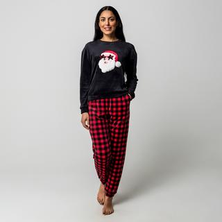 Manor Woman Pyjama Set Weihnachtsmotiv Kariert  