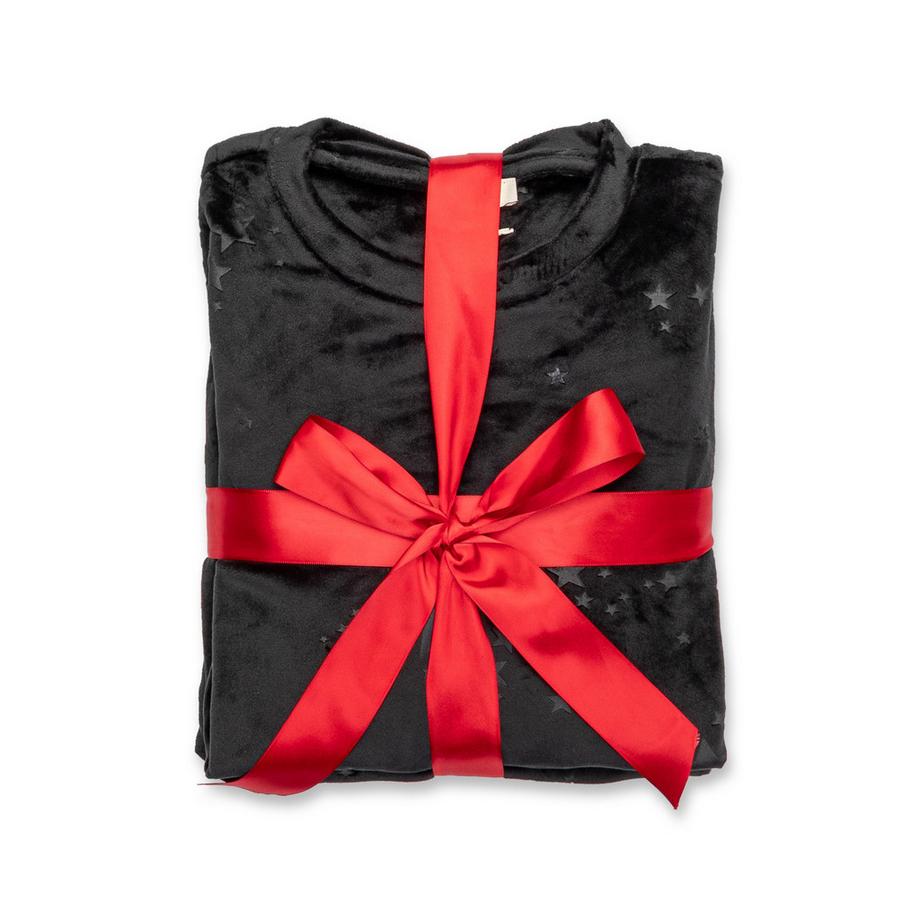 Manor Woman Ensemble de Pyjama en Velours Motif Étoile Gaufré  