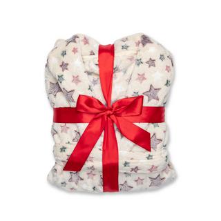Manor Woman Peignoir en polaire à motif étoile  