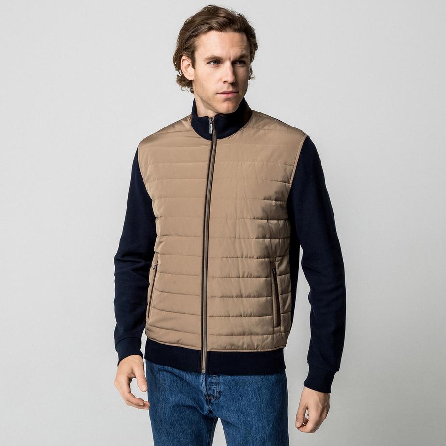 BUGATTI Gesteppte French Terry Jacke  