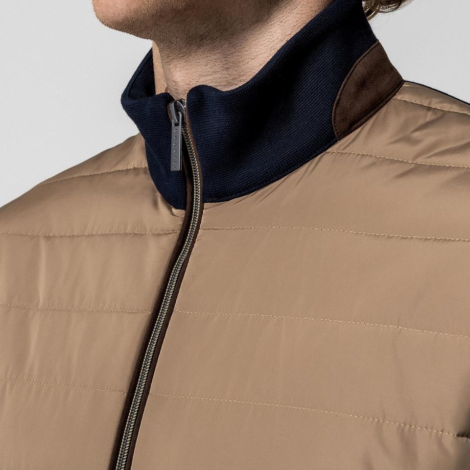 BUGATTI Gesteppte French Terry Jacke  