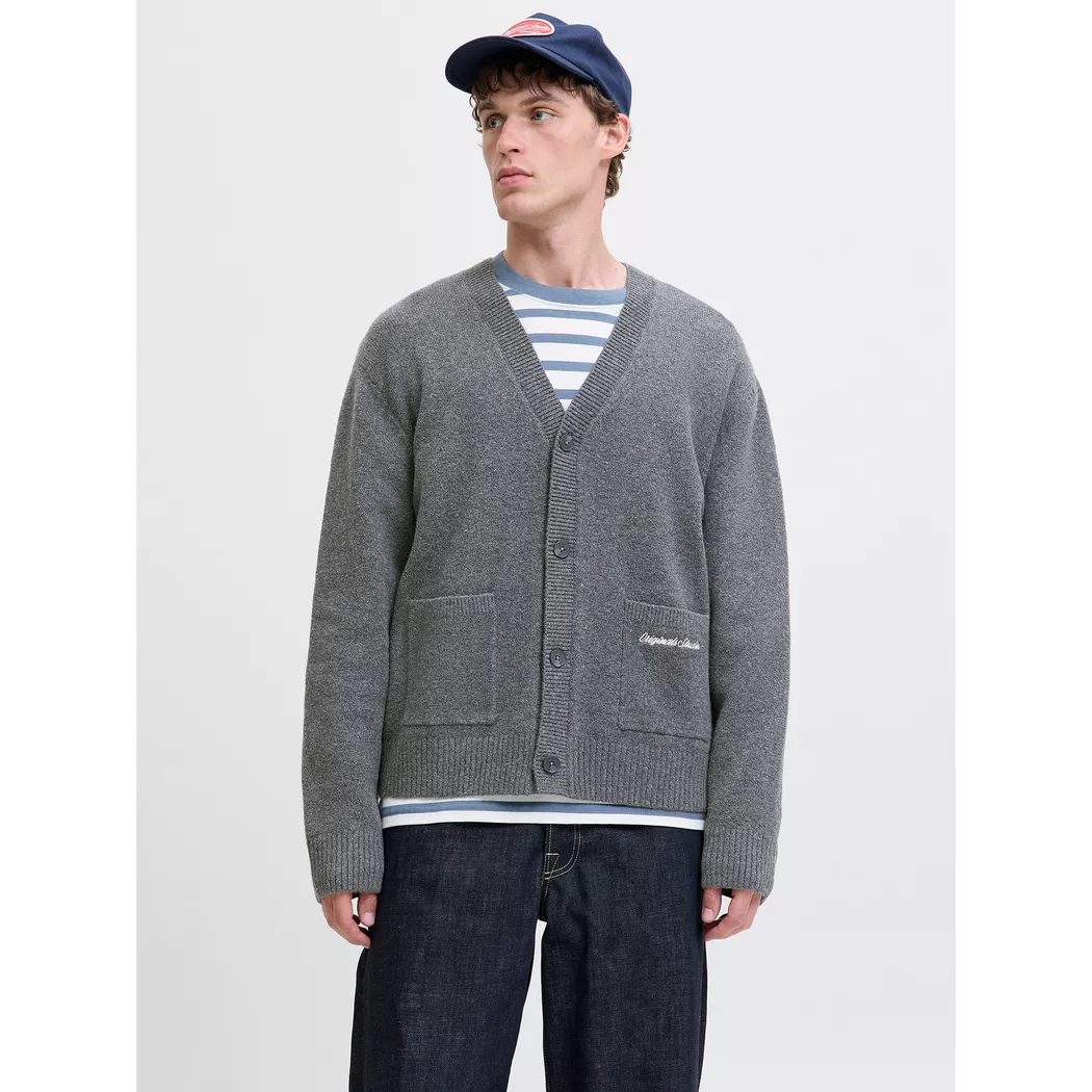 Jack & Jones - Cardigan, für Herren, Dunkelgrau, Größe XL