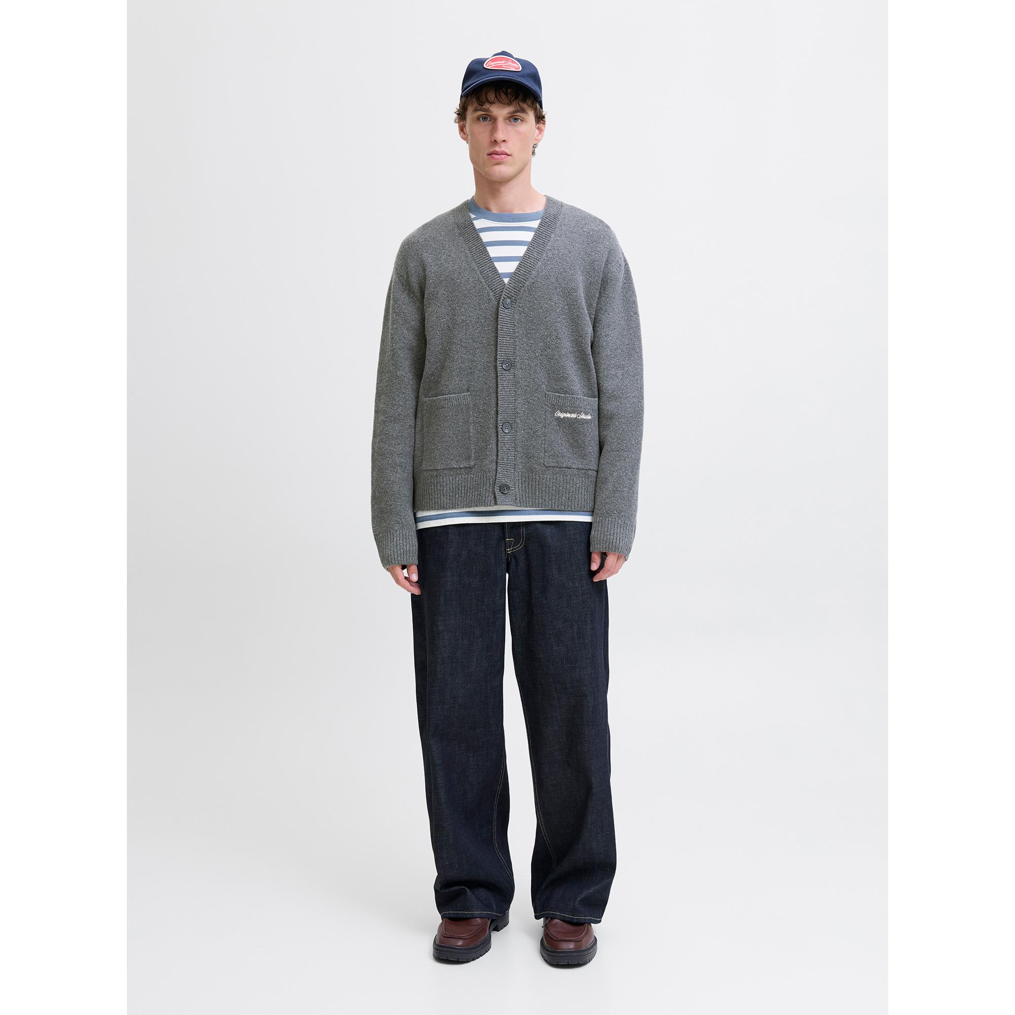 JACK & JONES Cardigan V-Ausschnitt  