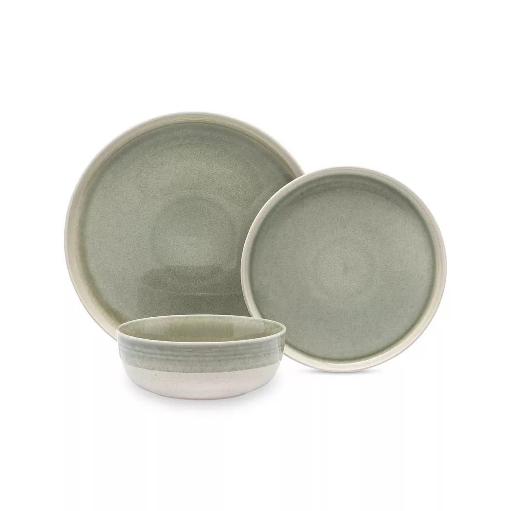 Manor Macaron Dinner Set Green 12-Piece
